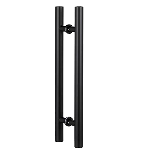 Poignée de porte en acier inoxydable au design architectural rond - 2