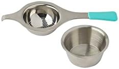 Fortnum & Mason Traditional Tea Strainer (Stainess Steel), Blue, 15.6cmx 6.5cm, inner diameter 5cm - Image 3
