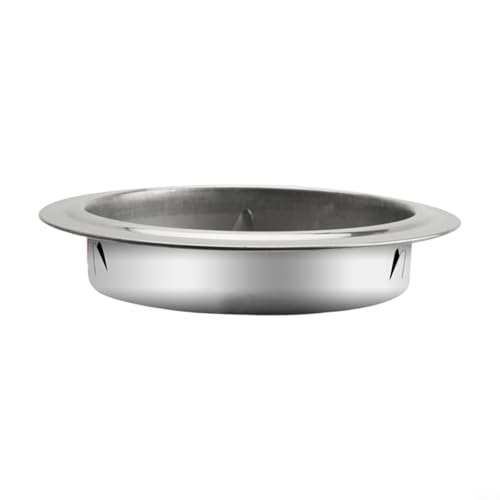FUBESK Flangia rotonda per tubi in acciaio inox a parete flangia connettore per sistemi di ventilazione (120 mm)