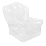 Design tendance : ce canapé gonflable transparent est un ajout élégant à tout espace intérieur ou extérieur, rehaussant facilement l'ambiance des pique-niques, des pelouses ou des abords de piscine. mobilier de camping gonflable, canapé gonflable d'extérieur