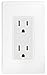 Leviton 15 Amp Decora Tamper-Resistant Duplex Electrical Wall Outlet, 10 Pack, T5325-WMP, White