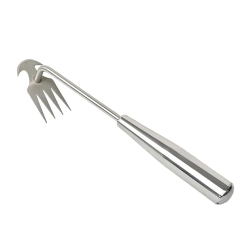 Gras -Puller -Handwerkzeug, Edelstahl -Grasabzieher - 4 Zähne Gras Entfernen Werkzeuge Handbuch Puller - Gemüse ernten...