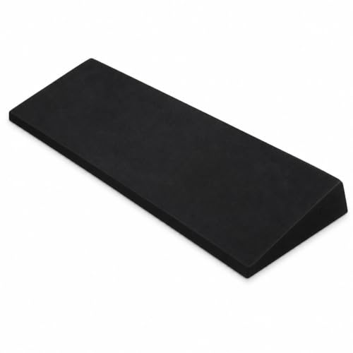 KiBcsLic Tabla Inclinada Estiramiento Compacto Tabla Inclinación No Tóxico Bloque Ejercicio para Pilas, Negro, 51 15 5cm