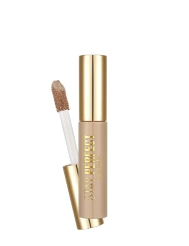 Flormar Stay Perfect Concealer - Flüssig-Concealer mit Jumbo-Applikator – Hohe Deckkraft & cremige Textur gegen Augenringe, Rötungen & Unreinheiten – 6 Medium Beige