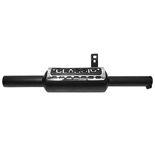 Image of Quality Indori Silencer Compatible with RE Classic 350&500, BS4,BS6 Models (Black).