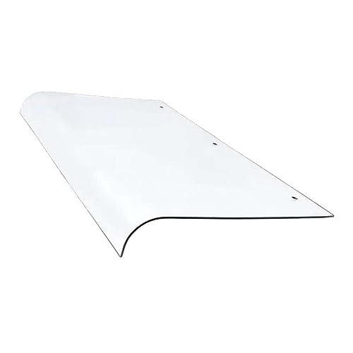 JISADER Window Canopy Door Awning Porch Shade Transparent PC Material Weatherproof Protection Design Suitable for Front Door Balcony Garden Gara, Flat 500X800mm