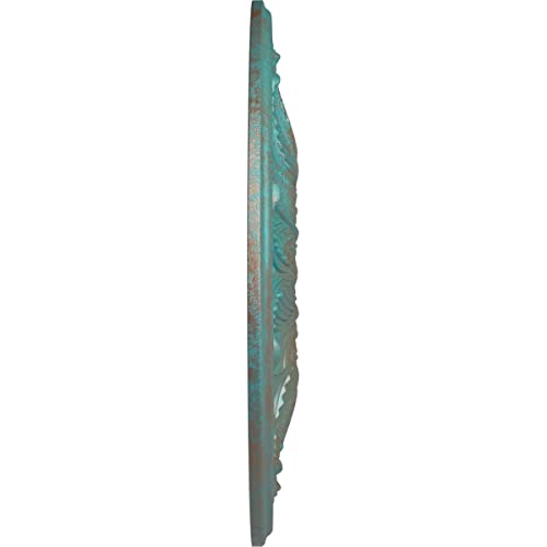 Image of Ekena Millwork CM22BOCGS Bordeaux Ceiling Medallion, Copper Green Patina
