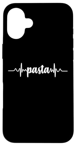 Pasta Heartbeat ECG | Italian Chef & Food Lover Foodie Carcasa para iPhone 16 Plus