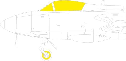 Masque de peinture Eduard EX986 Hunter Airfix 1/48 découpe haute précision