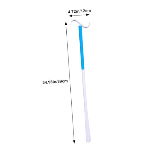 VANZACK 2pcs Shoe Putting Aid Elderly Sock Helper Disabled Dressing Aid Stick Long Dressing Sticks Abs - Image 3