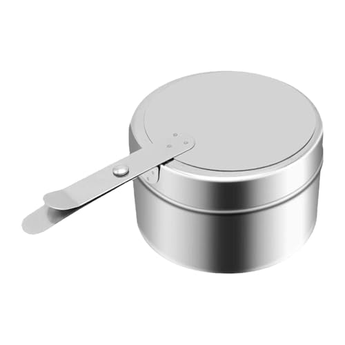 Navna Soporte para latas de combustibles para fiestas, calentador de bufé, bandeja de calentamiento, platos de rozaduras, quemadores de platos, soporte con cubiertas