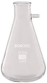 BorosilÂ® Bolt Neck Filtration Flasks with Tubulation, 2L (2000mL), 5/CS
