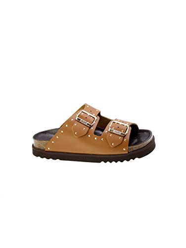 Scholl sandales femme Beatriz cognac 36 nu-pieds confortables en cuir