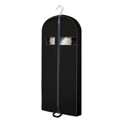 60 inch Dress Garment Bag for Suits, Dresses and Gowns â€“ Long Garment Cover for Closet Storage and Travel Protection