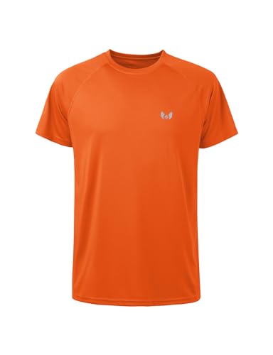 Image of Corna Men's Short Sleeve T-Shirts, Lightweight Men's Workout Shirt, UPF 50+ Sun Protection Athletic Dry Fit Shirts for Men