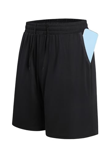Men's Athletic Shorts.Breathable, Stretchy, Quick-Dry with Pockets4
