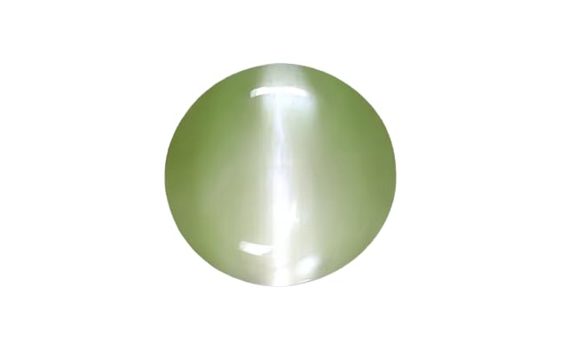 Piedra ojo de gato natural unheated lehsuniya de 10.25 ratti forma ovalada