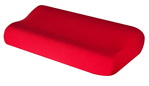 Theonoi Taie d'oreiller pour cervicalgie, oreiller pour cervicalgie, oreiller sanitaire, en coton, pour mesures de 35 x 60 à 45 x 75 cm (rouge 106)