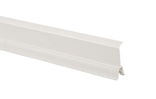 KOMIB 120x60 mm Brüstungskanal/Kabelkanal/Elektro Schacht Brüstungskanal/Fensterbankkanal Reinweiß (RAL 9010) / ZUBEHÖR (Trennsteg Rastbar (3 x 2M = 6m))