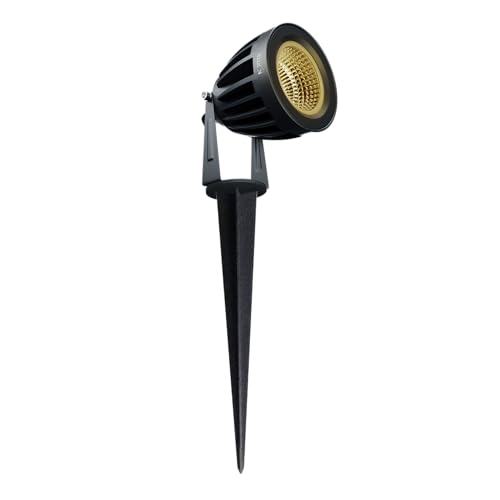 Image of Nortek Hydra 12W Led Garden Light Adjustable Waterproof Outdoor Garden Lights, Led Spot Light and Spike Light for Garden Decor, Aluminum Die Cast Body, Rustproof Led Light. (Warm White, 4)