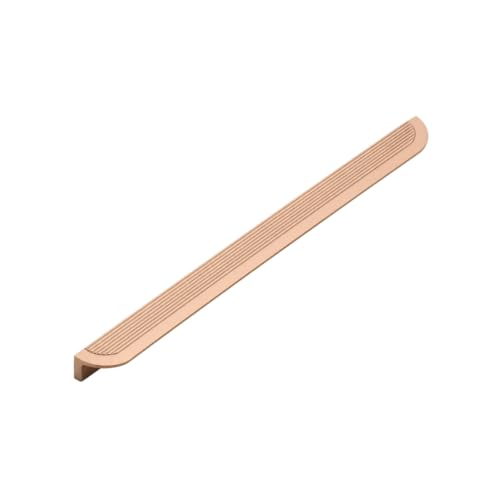 Image of VEZEL Aluminium Wardrobe Handle - Modern Cabinet Pull for Wardrobe, Drawer & Furniture, PVD Rose Gold, 600mm - Pack of 1-| 3 Years Warranty |
