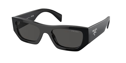 Prada Sunglasses PR A 1 SF 16K08Z Black Dark Grey