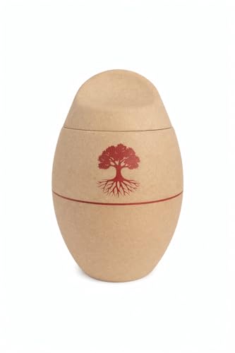 LUMBAA Biodegradable Urn for Human or Pet Ashes Tree of Life
