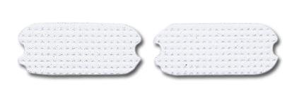 Perri's White Fillis Stirrup Pads, White