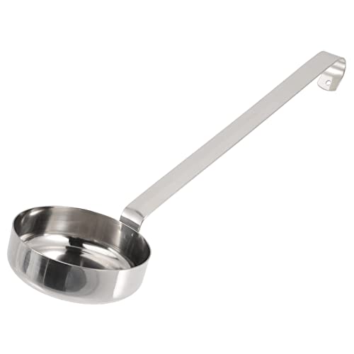 TOPPERFUN Edelstahl Pizza Sauce Löffel Flache Schaufel Küchenkelle Für Präzises Dosieren Und Verteilen Von Soßen in Restaurants Und Zuhause 10.55 Zoll