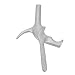 SPYMINNPOO Fencing Foil Epee Handle, Left Hand Grip Insulate Alternative Sword Handle Bare Replacement Grip