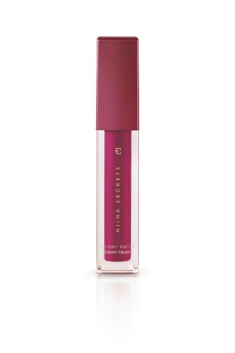 NIINA SECRETS BATOM GLOSS CRYSTAL TOPÁZIO 7ML: Um Brilho que Faz a Diferença 5 NIINA SECRETS BATOM LÍQUIDO SKINNY MATTE PINK PEÔNIA 5ml
