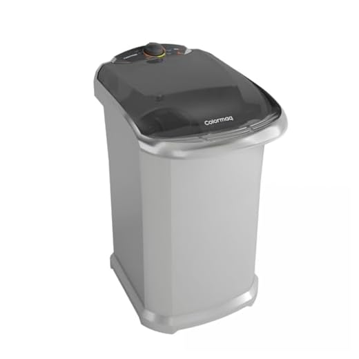 Colormaq Maquina de Lavar Roupa Semi Automatica Tanquinho 6kg LCT6 Prata 220V