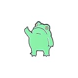 Form \ Muster: Tier Frosch Emaille Pin Nette Gitarre Grün Cartoon Tier Broschen Kleidung Revers Rucksäcke Pin Abzeichen Schmuck Geschenke Für Freunde-2
