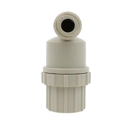 Image of NeoFit - Acetal Gray Push-in Filter Strainer (Gray, 3 /8 inch x 3 /8 inch Push-to-Connect), 100 Mesh (150 Micron) Stainless Steel Screen for Water, Air, and Fluid Filtration Systems