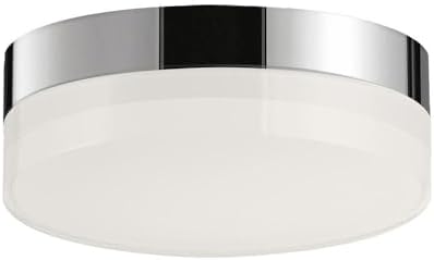 Maxim Illuminaire II-12.5W 1 LED Round Flush Mount-5 Inches Wide by 1.75 inches high-Polished Chrome Finish
