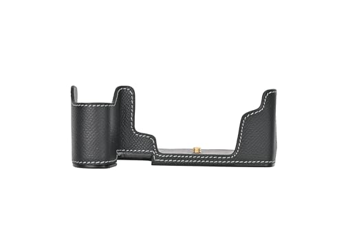 Funda media de cuero PU para cámara Olympus OM-1 miniatura 7