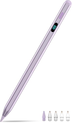 Stylet pour iPad idéal dessin et prise de notes numérique, crayon violet précis avec embouts