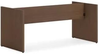 HON Now Laminate Rectangle Table Bases LSE1 Sepia Walnut 96" Base for 96" Top