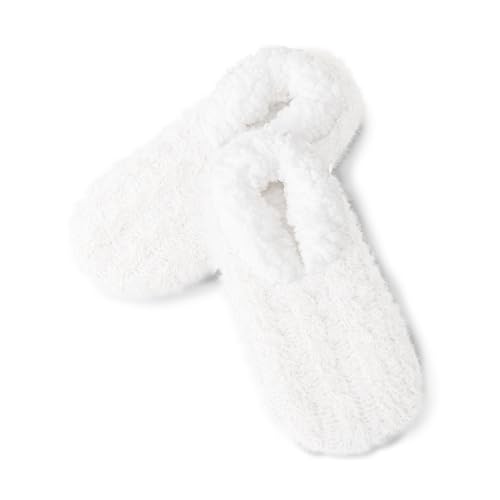Image of Fluffy Fuzzy Slipper Socks with Grips for Women & Men for House | Unisex, Non-Slip, Thick Fleece Lined, Warm, Cozy, Sleeping, Winter, Cold Weather, Indoor Floor