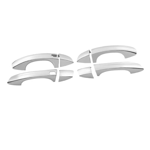 Autocollant poignée de porte de voiture Golf 6 MK6 protection anti-rayure grise