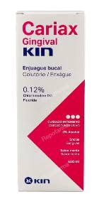 Colutorio Cariax Gingival para encías sangrantes con clorhexidina 0,12 de 500ml