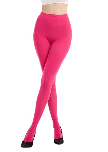 Image of 80D Semi Opaque Tights for Women Stretchable High Waist Womens Stockings Soft Pantyhose with 20+ Colors