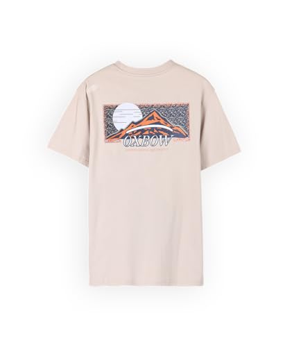 OXBOW Tee-shirt manches courtes SUMMIT Hiver 2025 Manches courtes, Col rond, Motif sur le dos