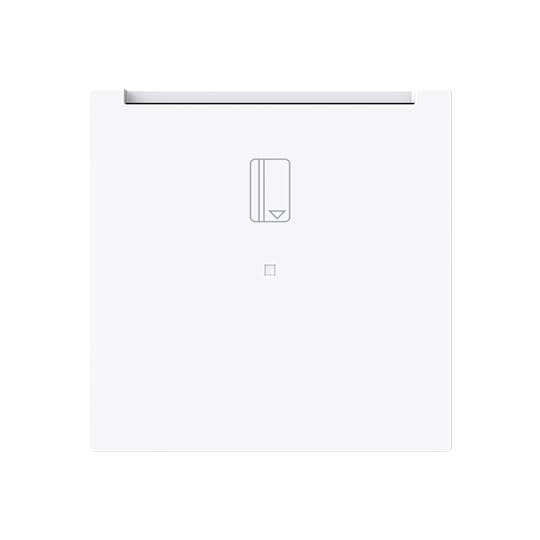 Couvercle porte-cartes NIESSEN 8914 BT Alba en blanc mat pour appareillage électrique