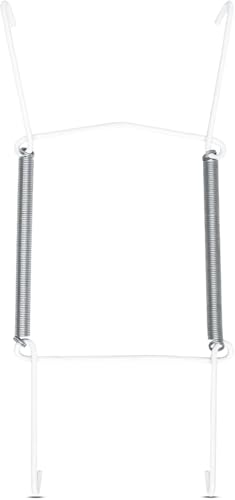 Invisible Plate Hangers for wall | Decorative Dish Display Holders Hanging Wires Spring Hook Holder Fit to Hang on Wall (White Plate Hanger) (20 - 25 cm)