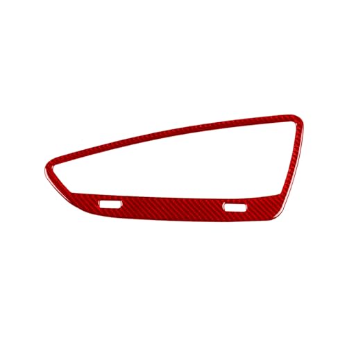 Autocollant rouge en fibre de carbone pour Alfa Romeo 159 : masquez l'usure du dégivreur central 02