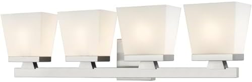 Z-Lite 1937-4V-BN Astor Vanity, 4-Light 240 Total Watts, Brushed Nickel