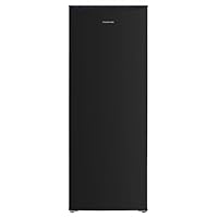 Russell Hobbs Freestanding Upright Freezer Black 168 Litre with 5 Drawers, 143 cm Tall & 55 cm Wide, Adjustable Thermostat & 40 Decibel Noise Level, 2 Year Guarantee RH143FZ552E1B