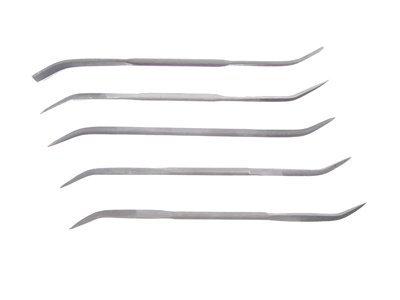 5-Pieces 5mm x 180mm Riffle File, Medium, 17-RF5C-1
