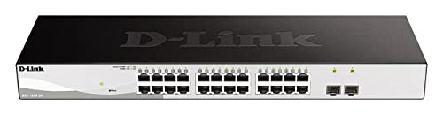Switch Ethernet 1000 Mbps 24 Puertos Marca D-Link